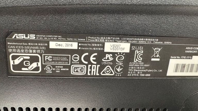 Asus vs207df Код:01-200625062. Изображение 6