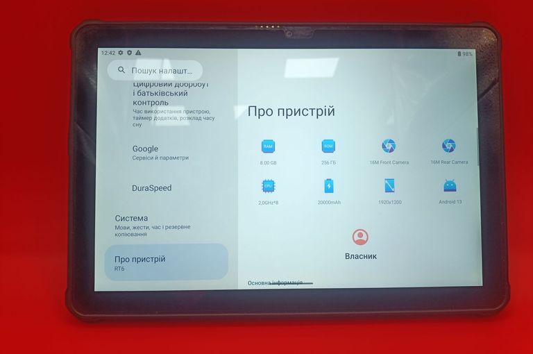 Дешиво Oukitel RT6 8/256GB 4G Dual Sim Black с ломбарда