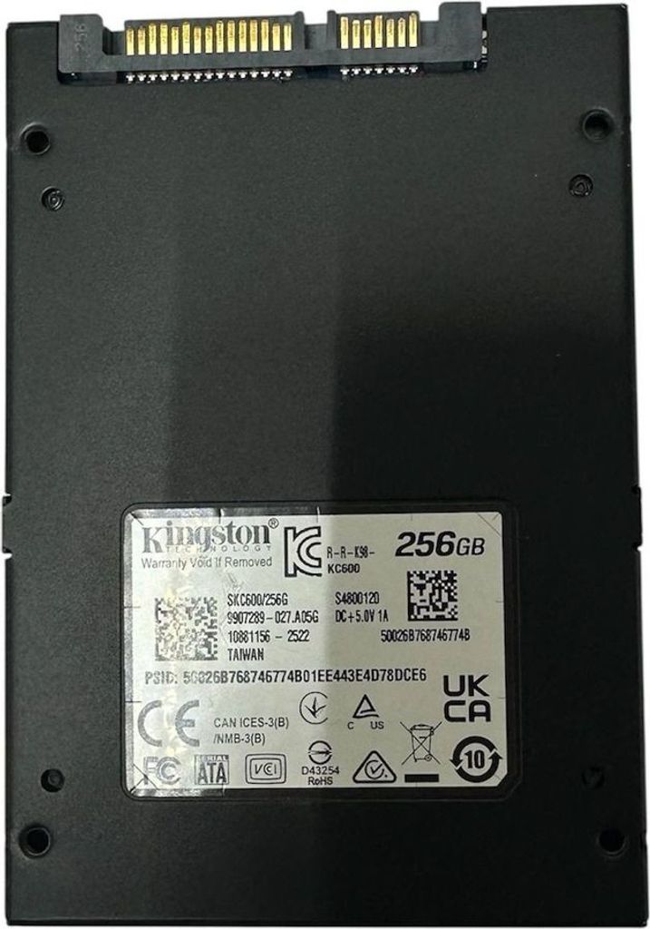 Дешево Kingston kc600 256 gb з ломбарду