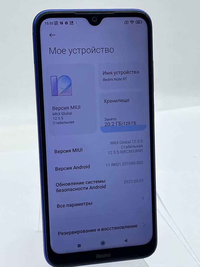 Дешево Xiaomi redmi note 8t 4/128gb з ломбарду