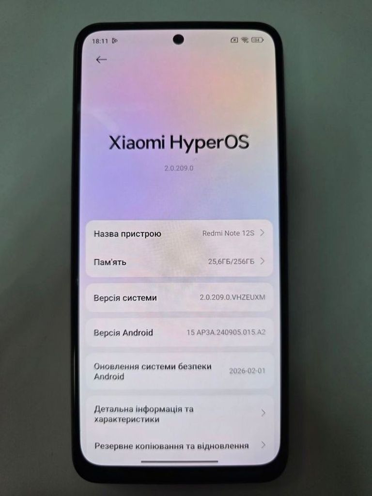 Дешево Xiaomi redmi note 12s 8/256gb з ломбарду