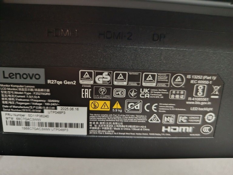 Дешево Lenovo Legion R27qe Gen 2 (68C7GAC3UA) з ломбарду