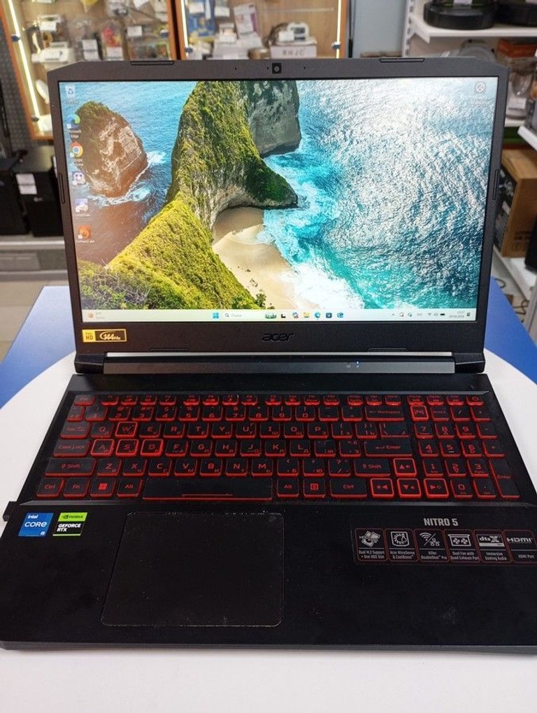 Купити Acer 15/core i5-11400h ddr4/16gb ddr4/ssd 512 gb/geforce rtx3050 4gb Б/У