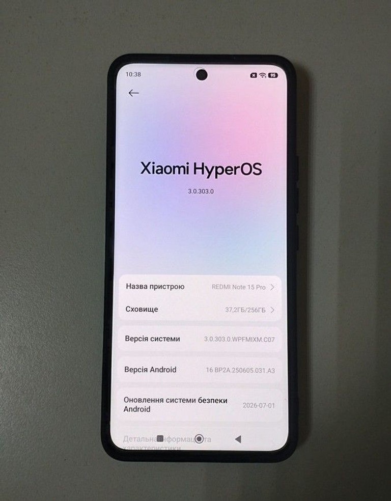Xiaomi Redmi Note 15 Pro 4G 8/256GB Glacier Blue Код:01-201075141. Зображення 7