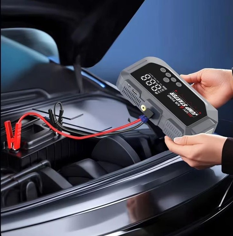 Объявление K3 + компресор 150 PSI Power Bank LED-ліхтар Б/У
