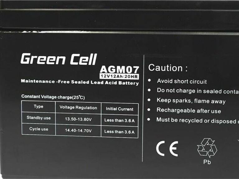 Оголошення Акумуляторна батарея Greencell AGM 12V 12Ah Б/У