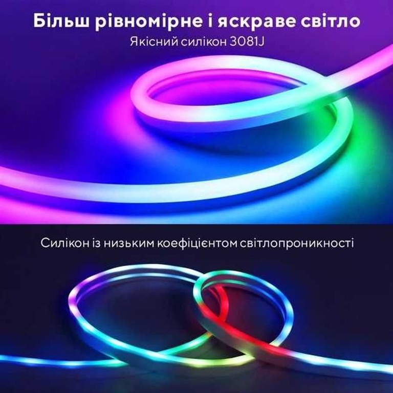 Govee H61A2 Neon LED Strip Light 5 м. Білий. Нова. Код:null. Зображення 7