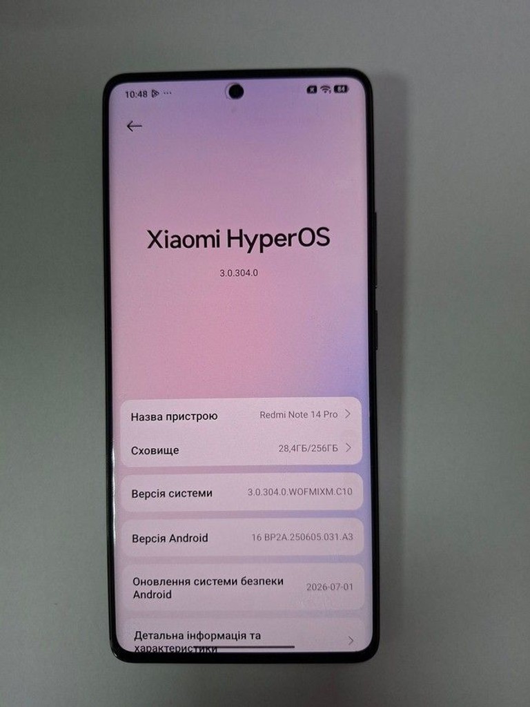 Дешево Xiaomi redmi note 14 pro 5g 8/256gb з ломбарду