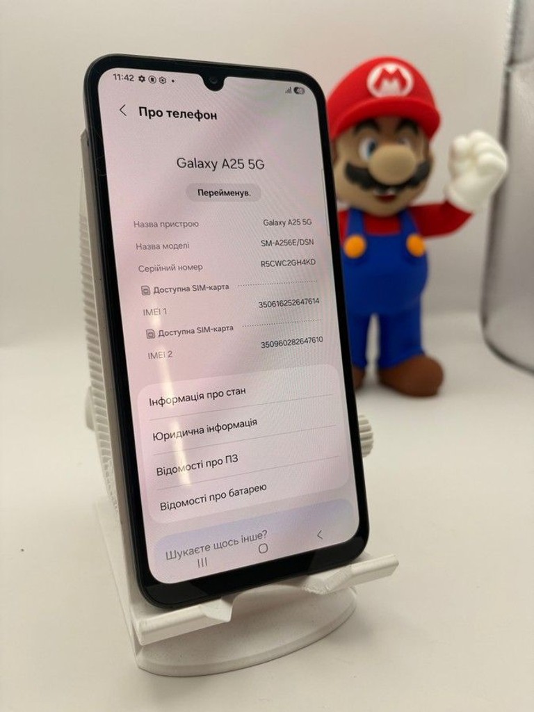 Samsung Galaxy A25 5G SM-A256E 6/128GB Black Код:01-201158501. Зображення 6