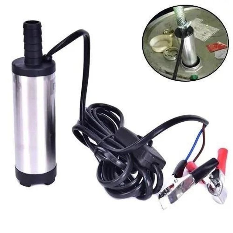 Насос занурювальний для перекачування палива дизеля бензину REWOLT Fuel/Diesel Pump 12В 12л/хв Код:null. Зображення 4