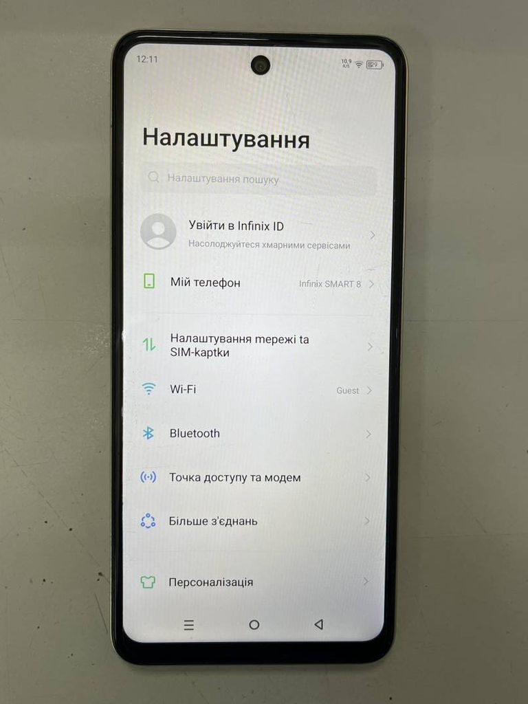 Дешево Infinix smart 8 4/128gb з ломбарду