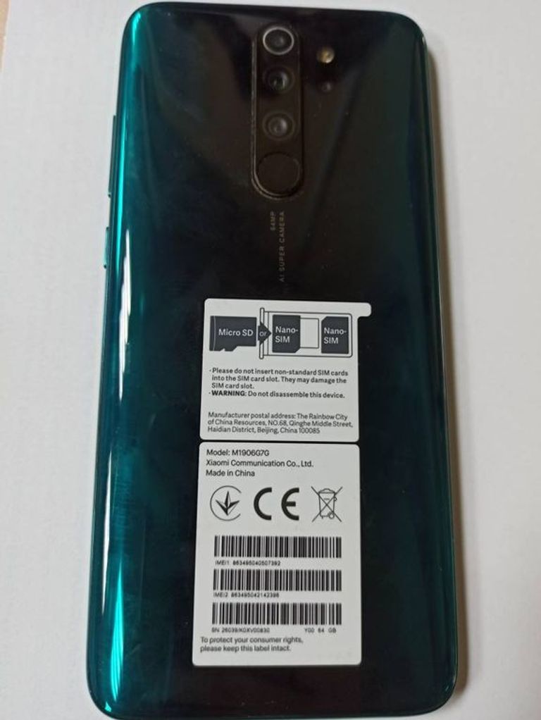 Xiaomi redmi note 8 pro 6/ 64gb