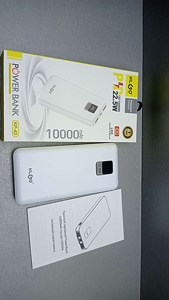 Оголошення Klgo kp-43 10000 mah Б/У