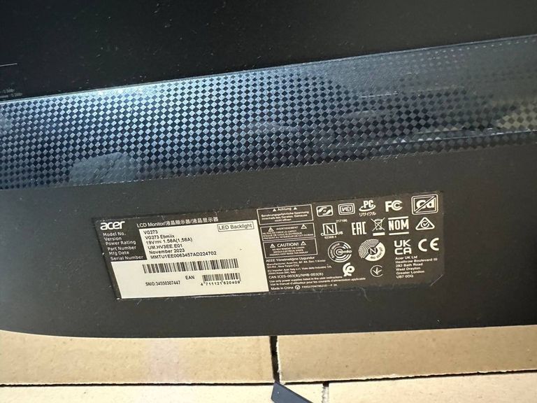 Acer vg273ebmiix Код:01-200741865. Изображение 6