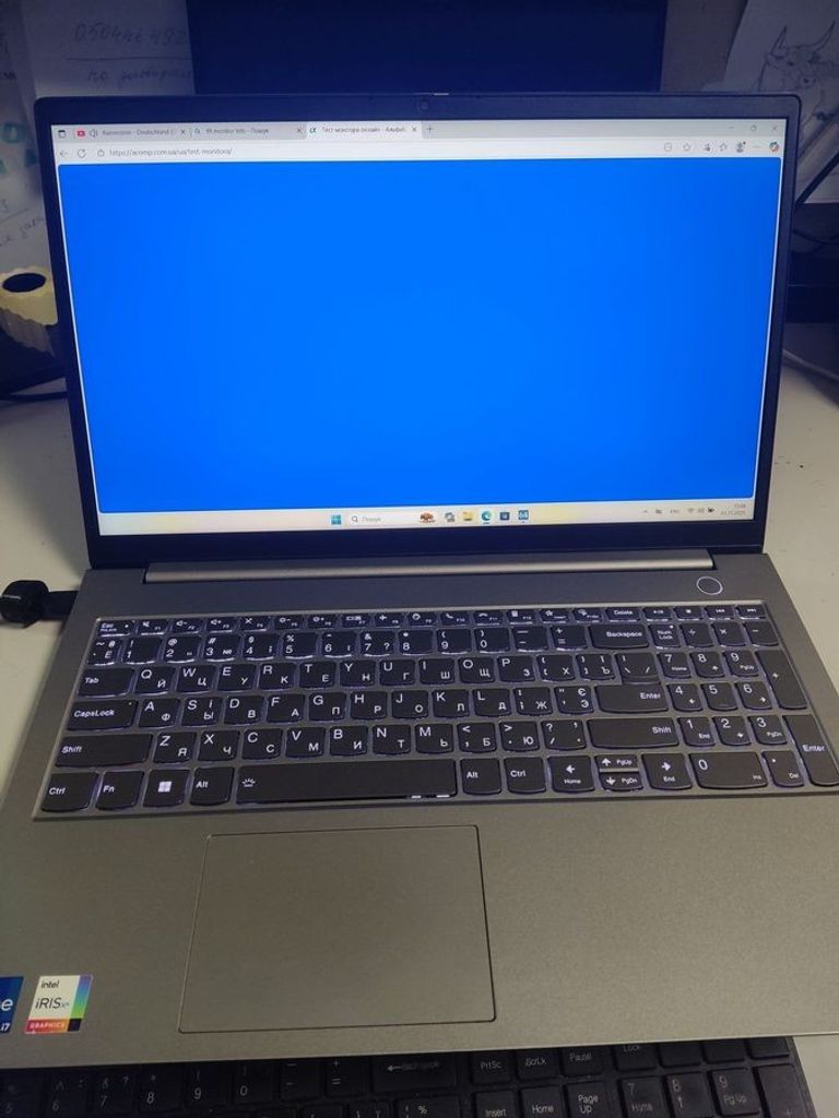 Купить Lenovo 15/core i7-1255u ddr5/16gb ddr4/hdd *відсутній/ssd 512 gb/*інтегрована Б/У