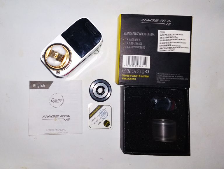 Smok V-FIN 160W  CoilArt Mage RTA v2 Black Код:null. Зображення 5