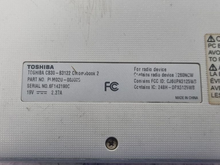 Toshiba 13/celeron n2840 ddr3/2gb ddr3/hdd *відсутній/ssd 24 gb/*інтегрована Код:01-200784968. Изображение 6