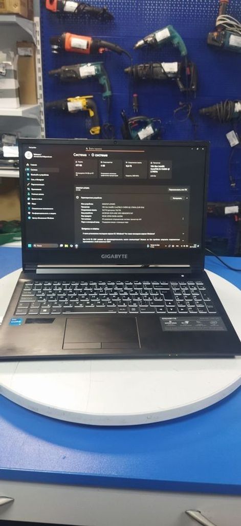Объявление Gigabyte 15/core i5-11400h ddr4/16gb ddr4/hdd *відсутній/ssd 500 gb/geforce rtx3050 4gb Б/У