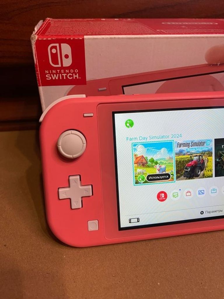 Оголошення Nintendo Switch Lite Coral + The Witcher 3: Wild Hunt Complete Edition Б/У