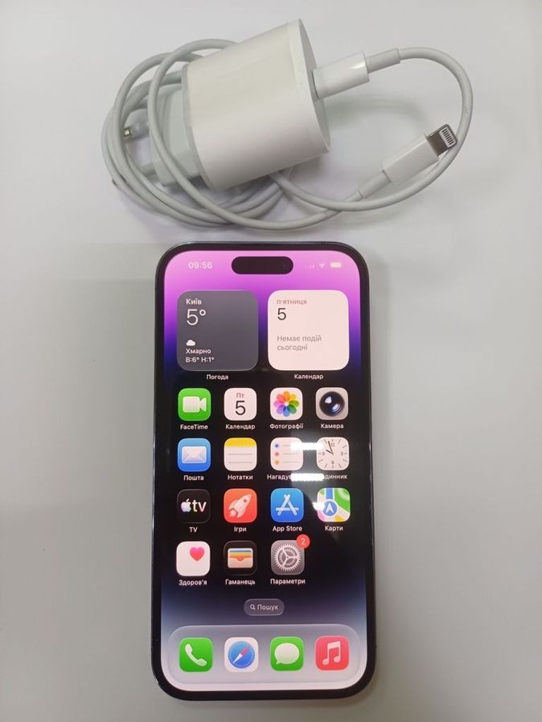 Купити Apple iPhone 14 Pro 128GB eSIM Space Black (MPXT3) Б/У