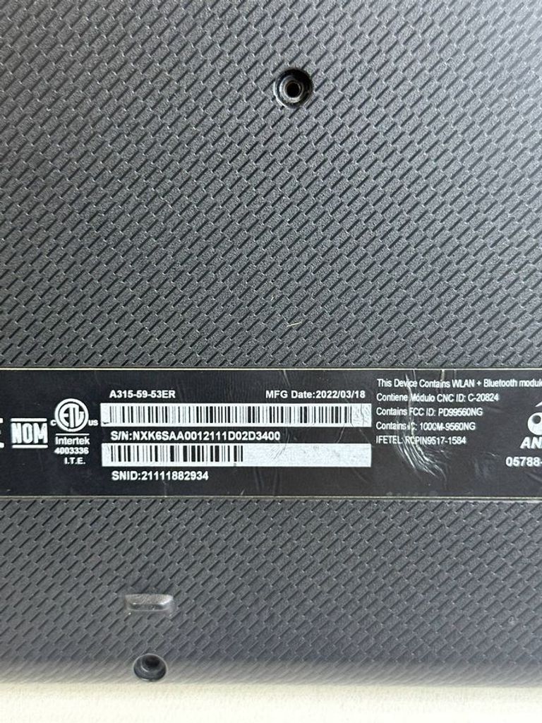 Acer 15/core i5-1235u ddr5/16gb ddr4/ssd 256 gb/*інтегрована Код:01-200803055. Зображення 13