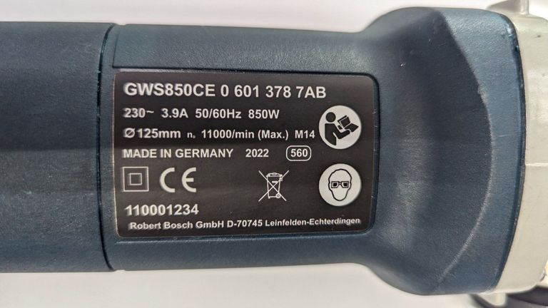 Оголошення Bosch (Копія) gws 18-125 Б/У