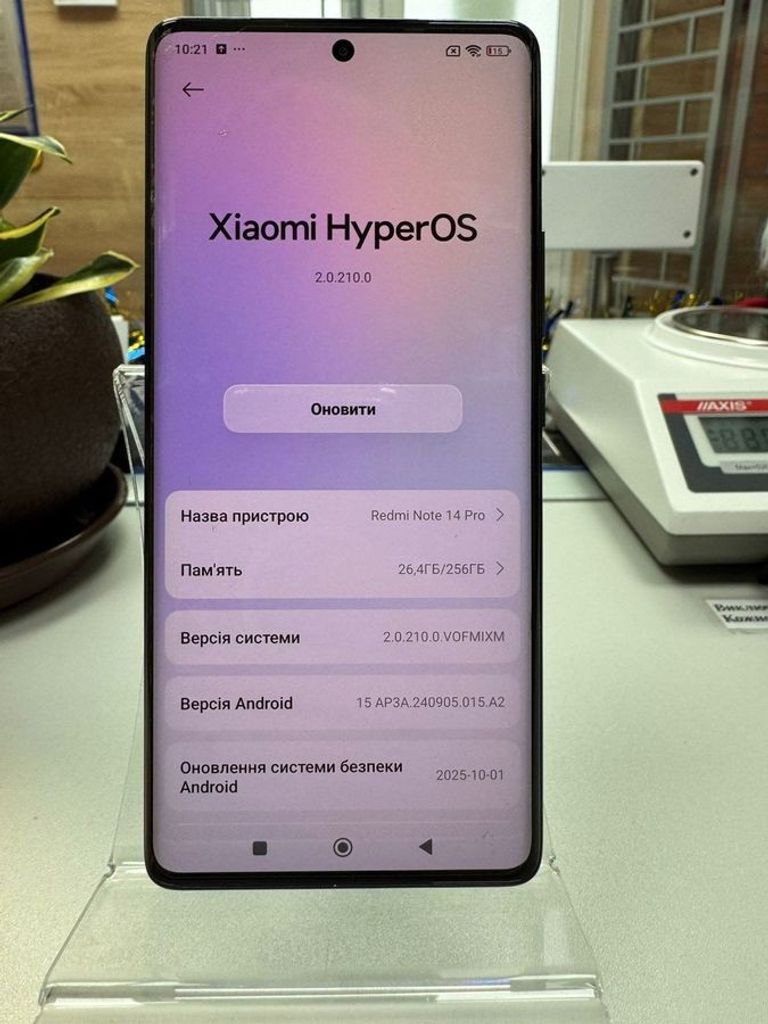 Дешево Xiaomi redmi note 14 pro 5g 8/256gb з ломбарду