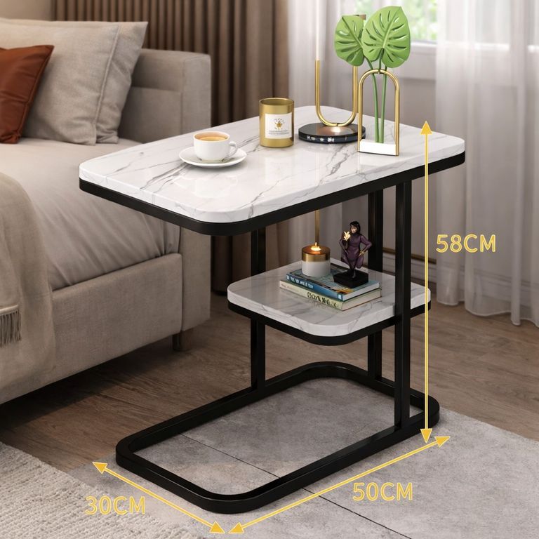 Оголошення з мармуровою стільницею DASH-5496 50х30х58см Б/У