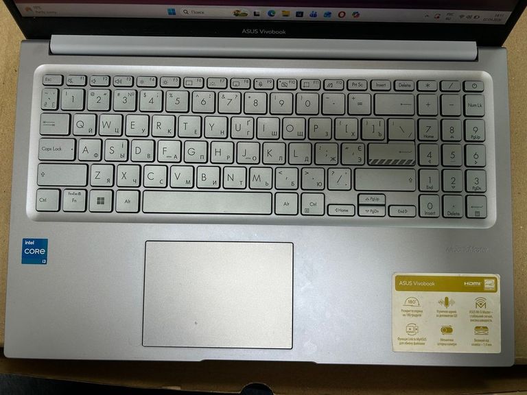 Дешево Asus 15/core i3-1215u ddr5/8gb ddr5/hdd *відсутній/ssd 512 gb/*інтегрована з ломбарду