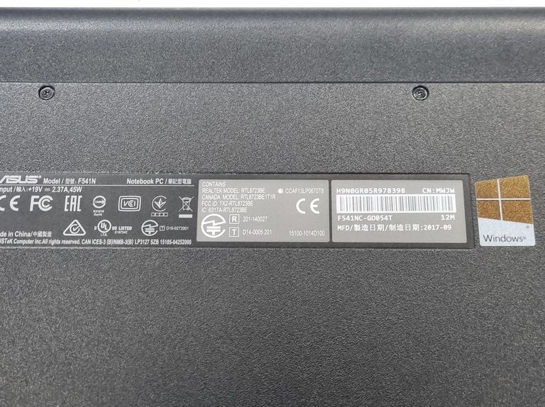 Asus 15/pentium n4200 ddr3/4gb ddr3/hdd 1000 gb/ssd *відсутній/geforce 810m Код:01-200911614. Зображення 9