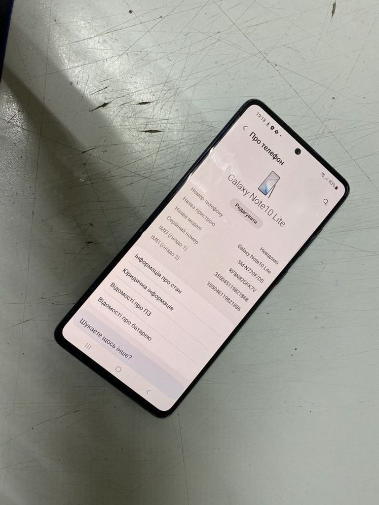 Купить Samsung galaxy note 10 lite sm-n770f 6/128gb Б/У