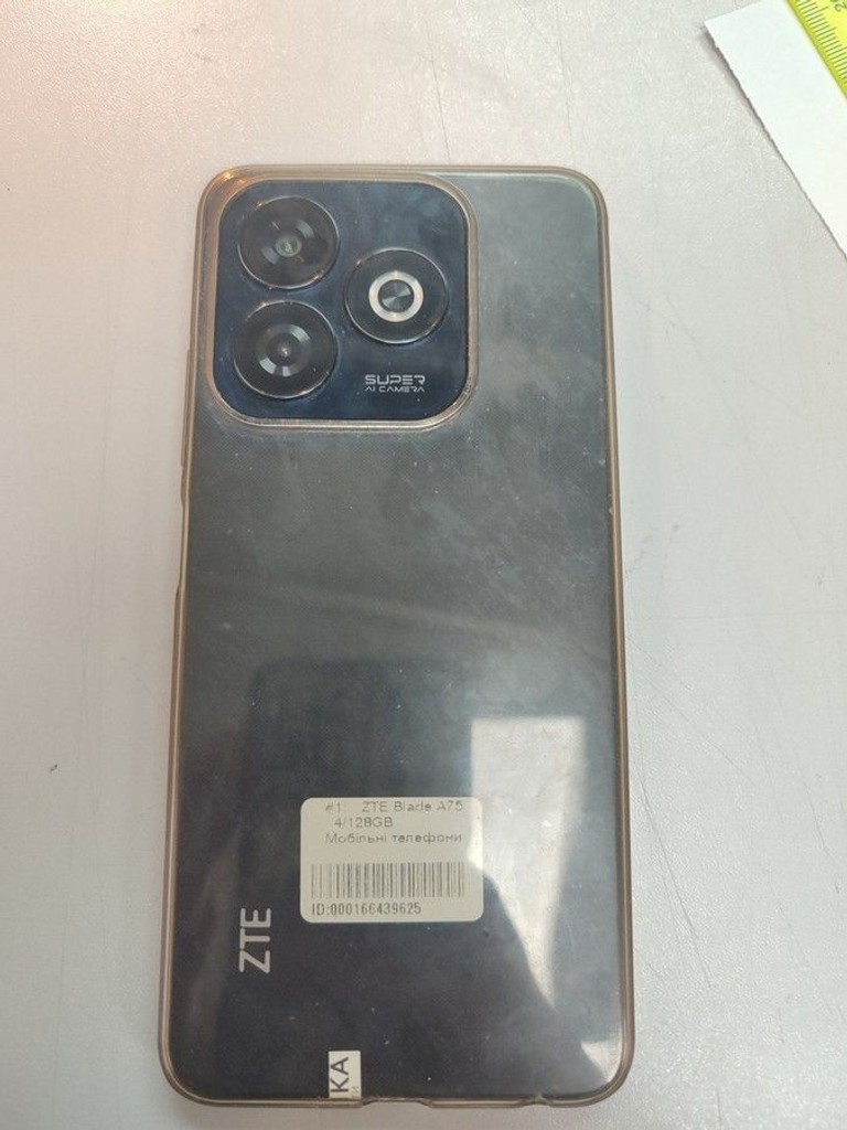 Дешиво Zte Blade A75 4/128GB Black с ломбарда