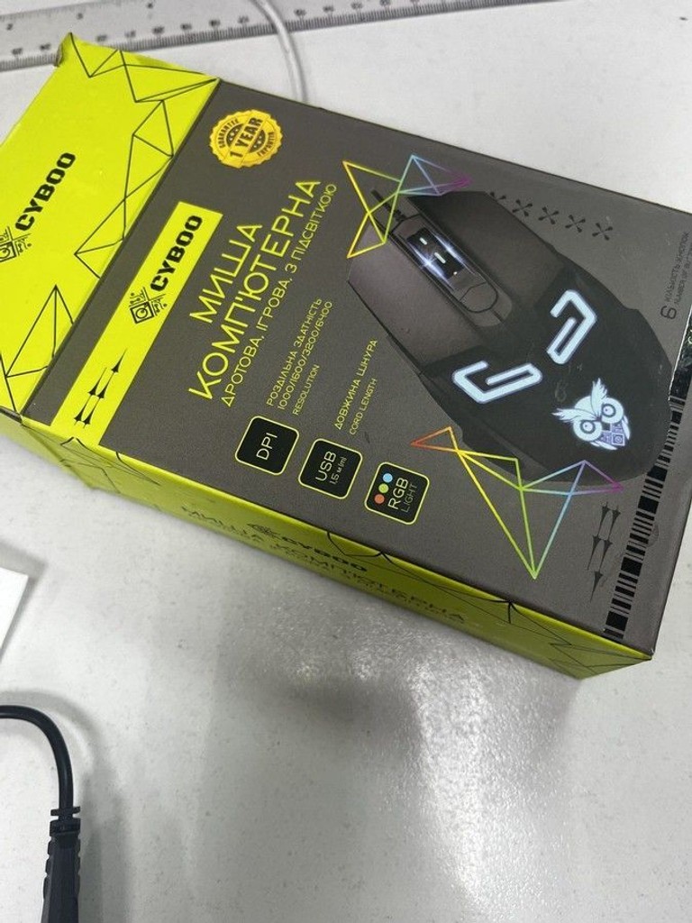 Оголошення Cyboo 6d gaming mouse Б/У