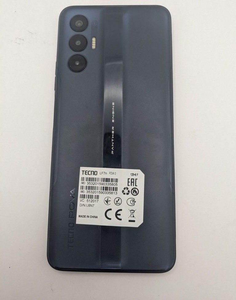 Tecno pova 3 lf7n 6/128gb Код:01-200997541. Зображення 9