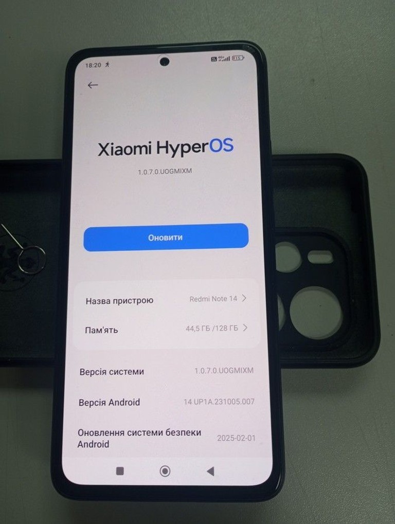 Оголошення Xiaomi redmi note 14 6/128gb Б/У