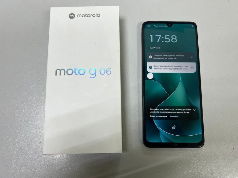 Купити Motorola moto g06 4g 4/256gb Б/У
