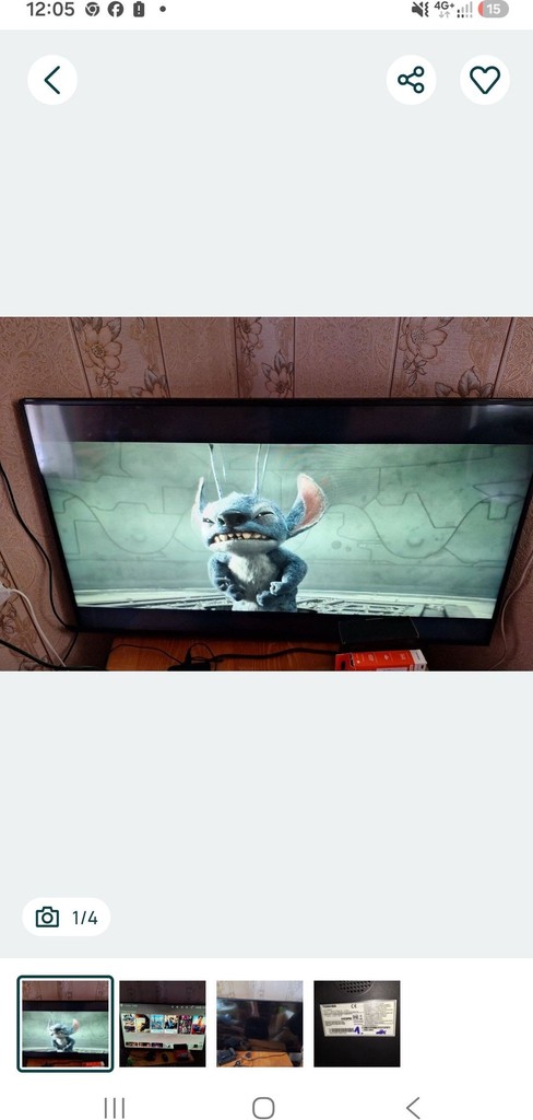 Купити Toshiba 49" + Smart TV приставка Tanix TX2 Б/У