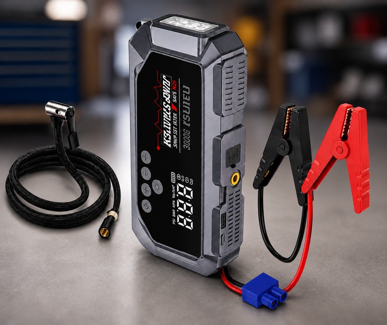 Купить K3 + компресор 150 PSI Power Bank LED-ліхтар Б/У