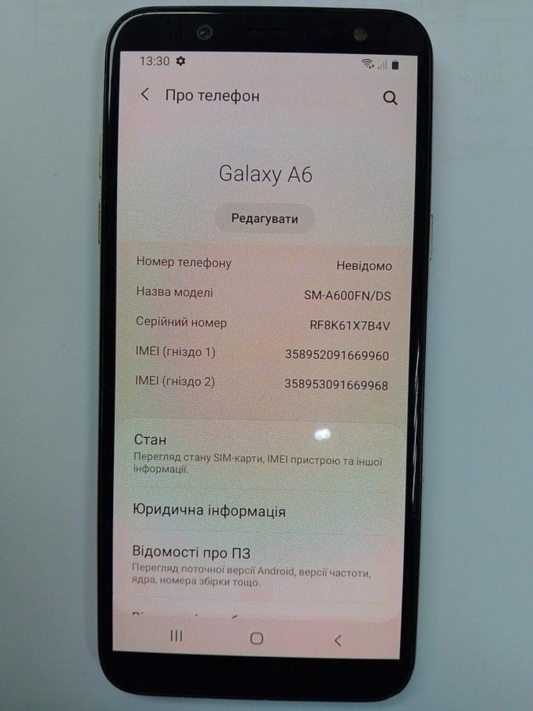 Samsung sm-a600fn galaxy a6 duos Код:01-201087029. Зображення 5