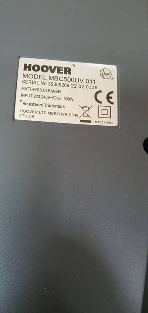 Распродажа Hoover mbc500uv, продавец Техноскарб