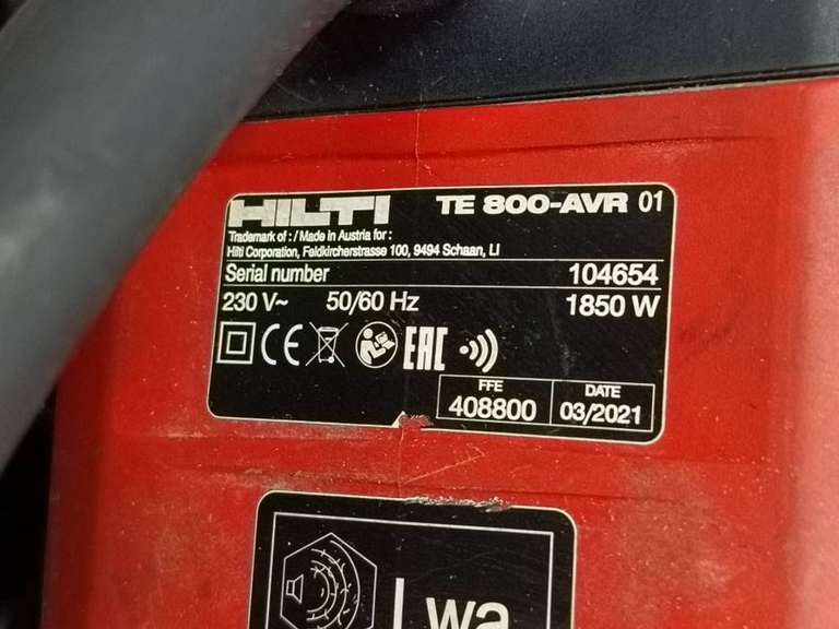 Hilti te 800-avr