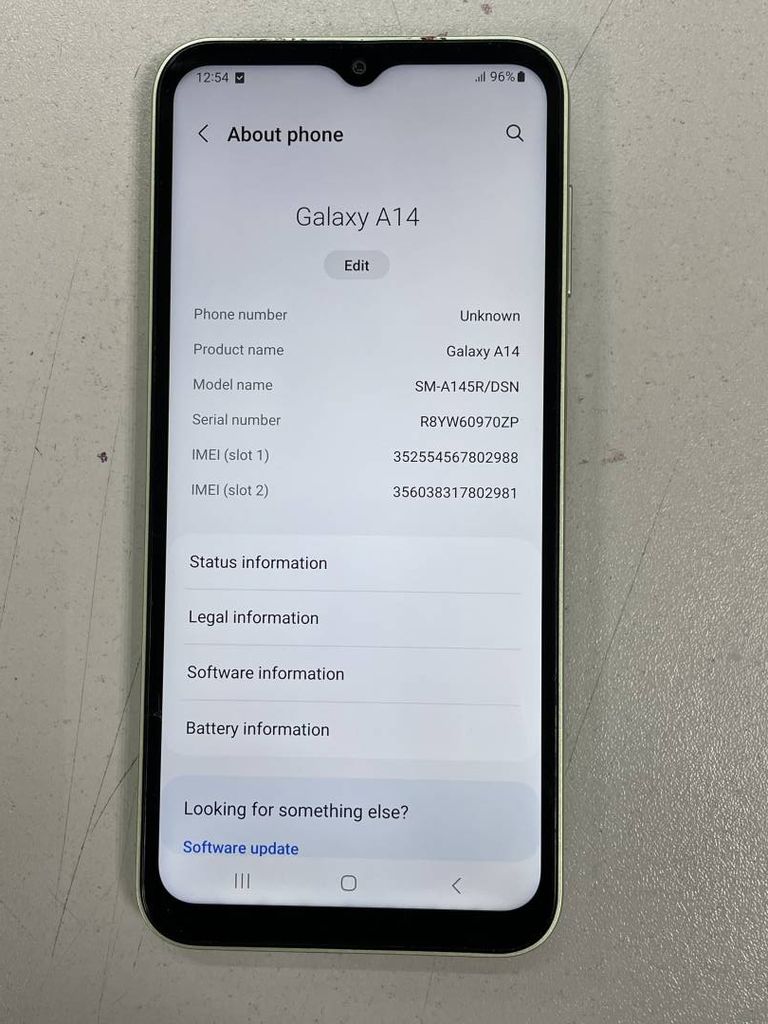 Samsung a145r/dsn 4/64gb