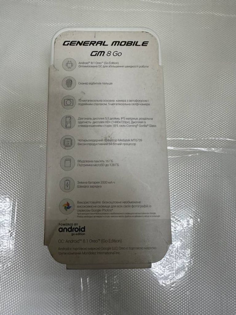 General Mobile gm8 go 1/16gb