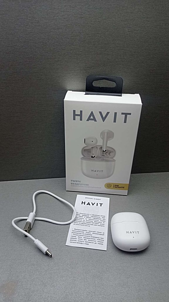 Дешиво Havit tw976 tws black с ломбарда