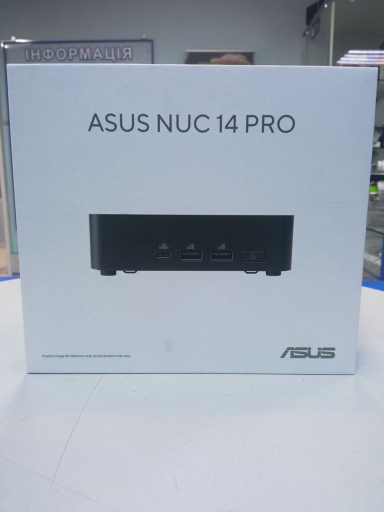Дешиво Asus nuc 14 pro/14rvk/ intel core 3 100u/16 gb ddr5/ssd 256 gb/інтегрован с ломбарда