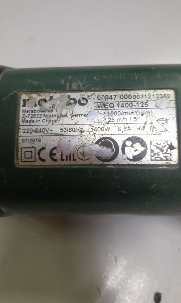Купити Metabo WEQ 1400-125 (600347000) Б/У