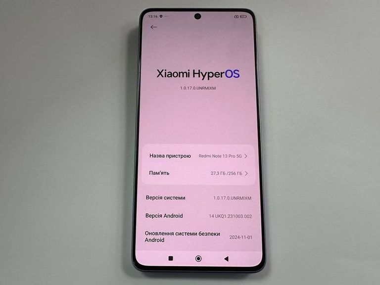 Купити Xiaomi redmi note 13 pro 5g 12/256gb Б/У