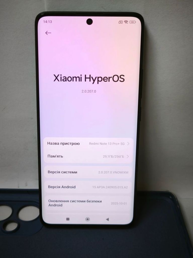 Оголошення Xiaomi Redmi Note 13 Pro+ 8/256GB Black Б/У