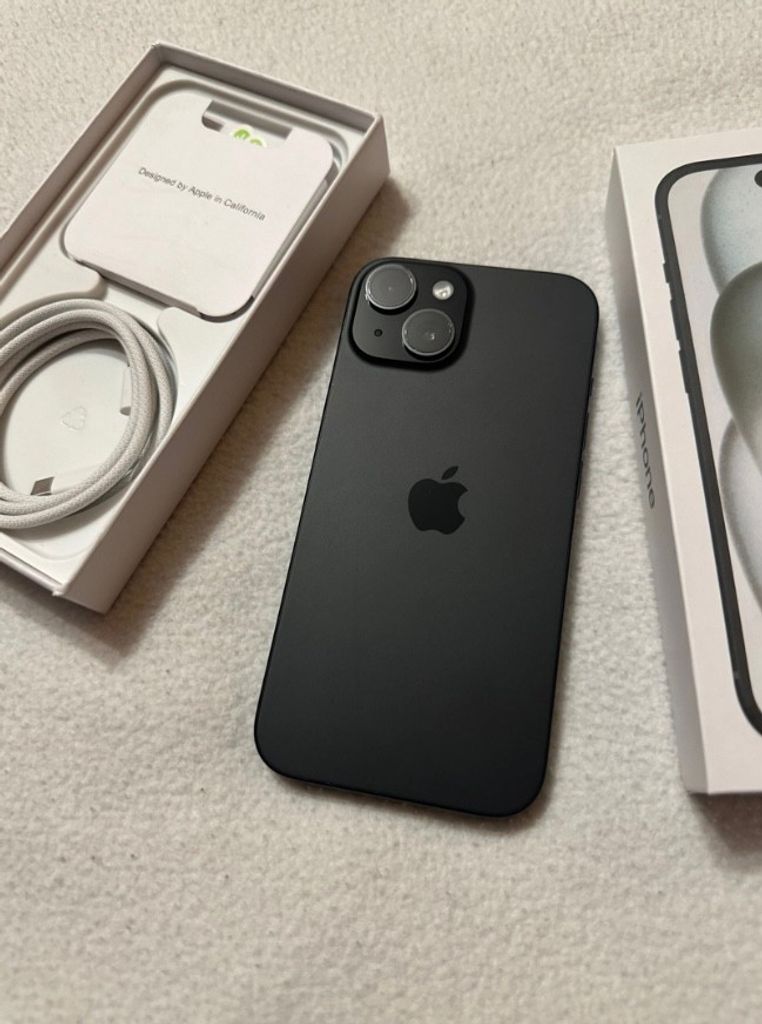 Оголошення Apple iPhone 15 128GB Black (MTP03) Б/У