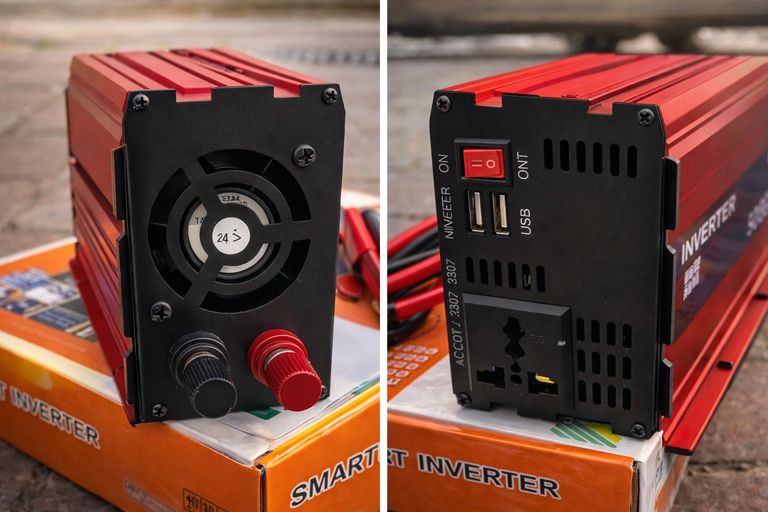 Оголошення з 12V/24V на 220V 5000W LCD SMART / Перетворювач напруги Б/У